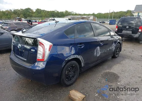 2014 Toyota Prius Three из США, поврежденный, VIN JTDKN3DU6E1745328